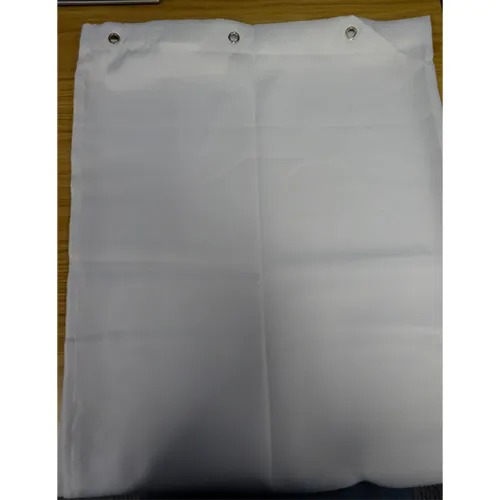 Mitre Essentials Plain Shower Curtain- White Zuhanyfüggöny