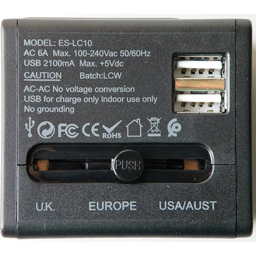 Earldom Universal travel adapter Utazási adapter