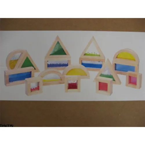 Tickit Sensory Blocks Set of 16 Homokkal töltött játék