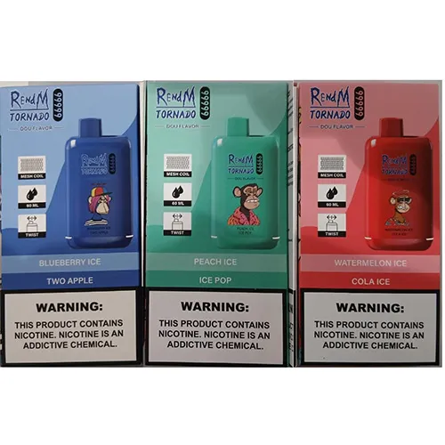 RENdM TORNADO 99999 PUFFS NICOTINE 2% 60ML Eldobható elektronikus cigaretta