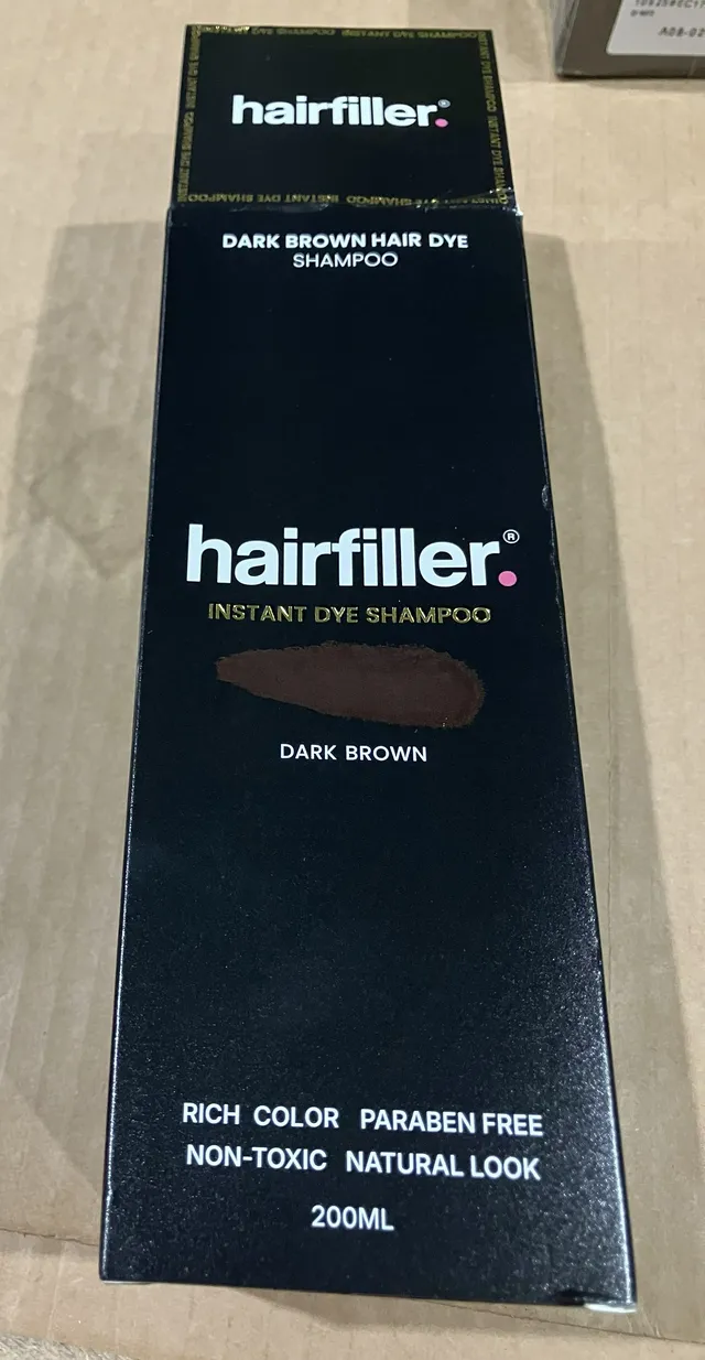 Hairfiller Instant Dye Shampoo Dark Brown Sampon