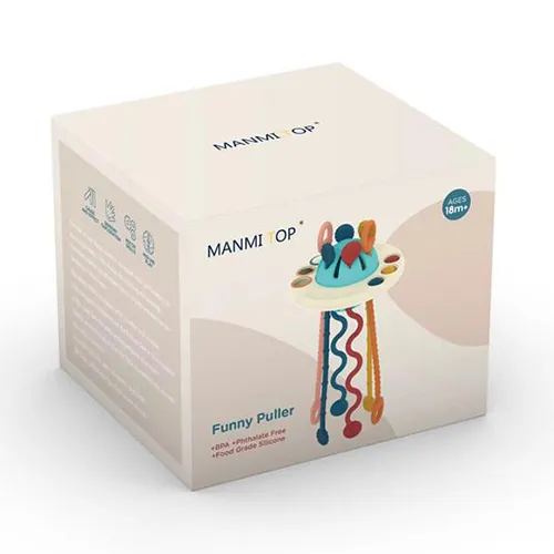 MANMI TOP Funny Puller - Montesori Sensory Toy Játék húzózsinórral