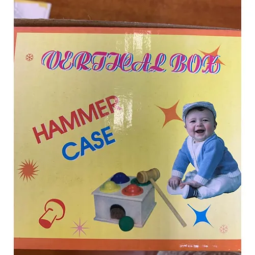 Hammer case Fából készült játék