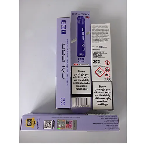CALIPRO IVG Razz Lush Eldobható elektronikus cigaretta