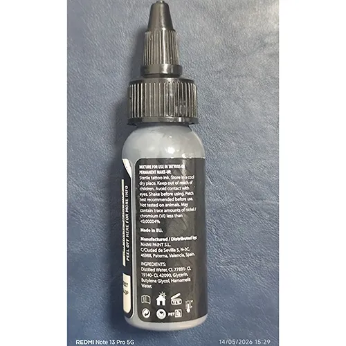 Dynamic Platinum Dynamic Tattoo Ink Grey 30 ml lotto 111224-DP Tetoválás tinta