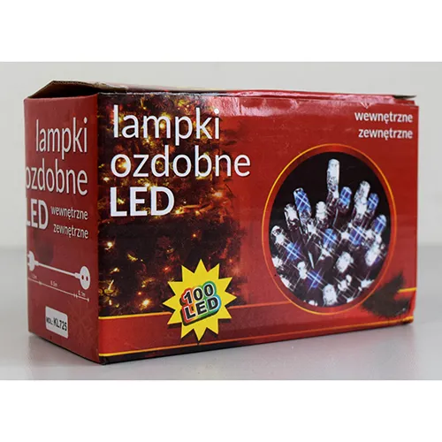 Lampki ozdobne 100 LED Világítás lánc