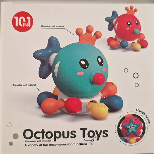 IKONKA Octopus sensory toy for babies Érzékszervi játék
