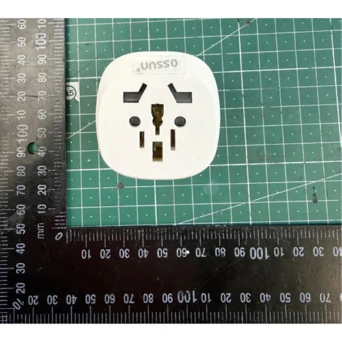 OSSUN Adaptador de viaje universal a schuko Tápegység
