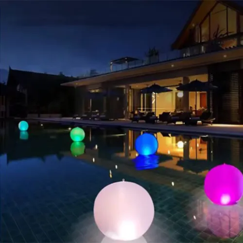 Ball Light 1/2Pc 40cm Ball Light 16 Colors LED B Világító labda