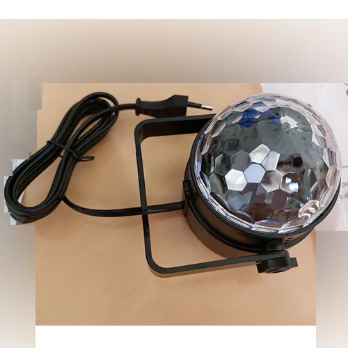 Mini lumière disco LED RGB rotative à 360 degrés, télécommande et contrôle musical, éclairage de scè Diszkó fény