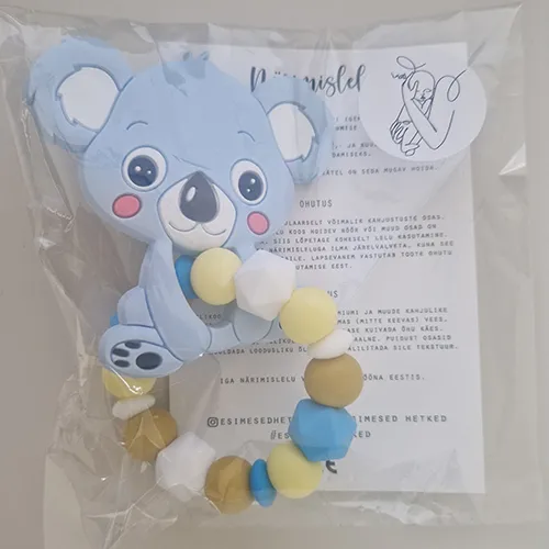 Teether Toy Koala Fogzást segítő játék