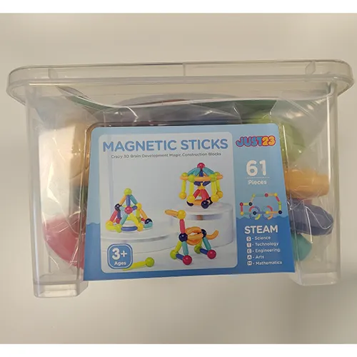 JUST23 Magnetic Sticks 61 pcs Mágneses játék