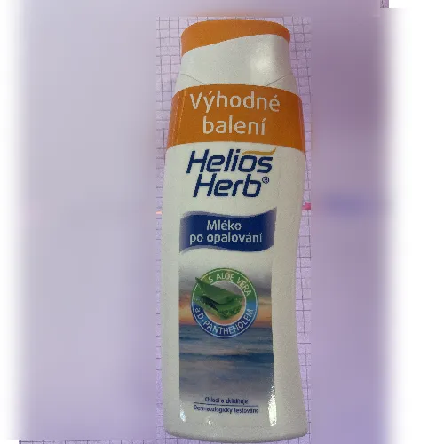 Helios Herb AFTER-SUN MILK WITH ALOE VERA AND D-PANTHENOL Napozás utáni testápoló