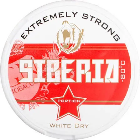 SIBERIA EXTREMELY STRONG 16 g, nicotine pouches" Portion Nikotin tasak